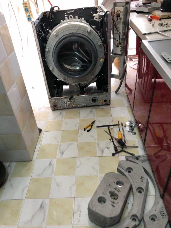 滚筒洗衣机换轴承