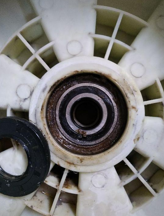 三洋洗衣机换水封轴承图片